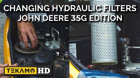 john deere 333g skid steer hydraulic filter location|john deere oil filter replacement.